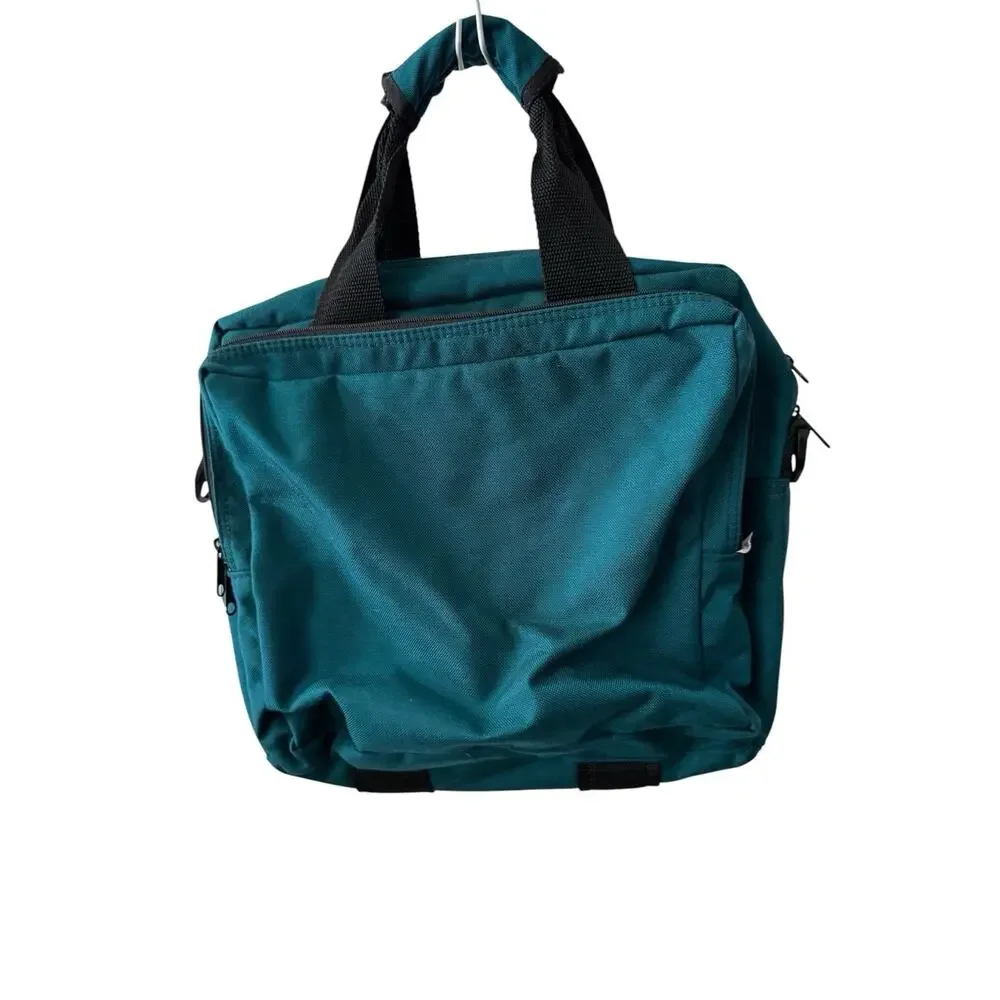 Vintage Cencal Aviation Products Teal USA Flight Bag Pilot Gear Carry Case‎ READ